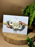 Opaska Bezuciskowa Zdobiona Chrzest Roczek Urodziny