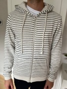 Zara bluza w paski ecru modna wygodna M jesień modna