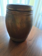 Drewniane pudełko Kolor stare złoto 