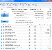 Dysk SSD Kingston 240GB 2,5'' SATA SSD UV400 89% n19