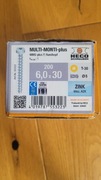 Śruba do betonu HECO-MMS+ 6x30 ST. ocynkowane na niebiesko T-30  200 sztuk