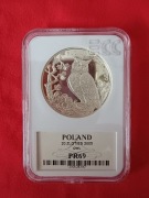 20 zł Puchacz moneta w gradingu PR69
