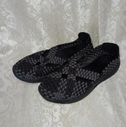 Czarno-srebrne buty Helly Weber, rozmiar 38