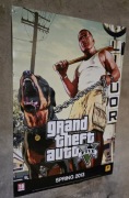 GTA V plakat oryginalny NOWY, preorder 2013 DWUSTRONNY Spring 