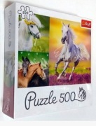 Puzzle trefl KONIE 500el obrazek 48*34cm