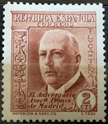 Hiszpania, Torcuato Luca de Tena, hiszpański dziennikarz, 2 centimos