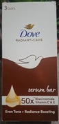Dove Radiant + Care Serum Bar 50x Niacinamide Vitamin C & E 3s