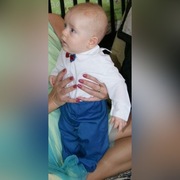 Garniturek na chrzciny 