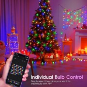 Światełka LED 20m – kolorowe, z pilotem, baterią i aplikacją