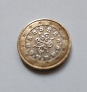 1 Euro - Portugalia 2009r, śr. 23,25mm, waga 7,50g