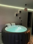 Jacuzzi V-Spa Anthracite 180cm 4-osobowe - LUKSUSOWE ogrodowe spa z masażem