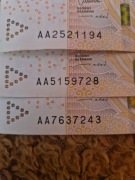 200zł banknot AA 2015