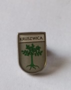 Herb miasta i gmina Kruszwica przypinka pin odznaka wpinka