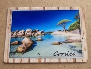 Magnes na lodówkę (29). Wyspa Korsyka Corsica. Francja.