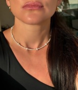 Naszyjnik choker z pereł naturalnych