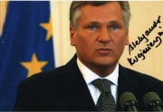 Aleksander Kwaśniewski autograf