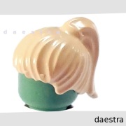 LEGO x104 WŁOSY damskie kucyk piaskowy / Tan