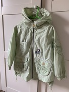 Zielona kurtka wiatrówka parka oversize unisex 110