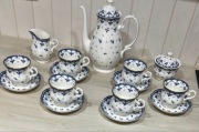 Zestaw porcelana do herbaty i kawy Zepter dla 6 osób, 15 elementów