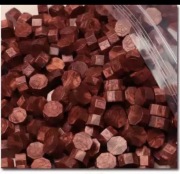 Wosk lak do stempli pieczęci 100 sztuk bordowy