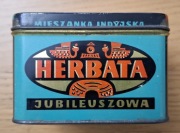 Puszka po herbacie PRL