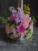 Kosz wielkanocny, kosz wiklinowy 