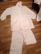 Maskowanie Zimowe Holenderskie Ripstop Kurtka + Spodnie Białe Oryginał Nowe