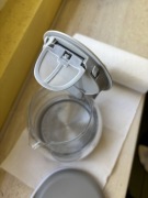 Czajnik szklany Adler AD 1283 1L szary z LED