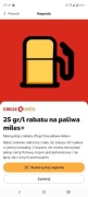 Kupon rabatowy na paliwo miles+ 25gr/l na stacje circle k tankowanie