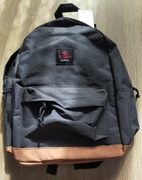 Oryginalny plecak Lee Cooper lekki szary dwa zamki + miejsce na bidon