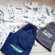 Komplet idealny na lato chłopiec 5/6 lat