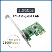 Karta sieciowa LAN Ethernet 2.5Gb PCIe RJ-45 Low Power Windows Linux