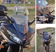 deflektor motocyklowy uniwersalny, dymiony