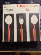KOMPLET SZTUĆCÓW HEFRA PLATER SREBRO 24 SZTUKI NOWE!