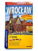Wrocław Comfort! map 1:18000 mapa plan miasta