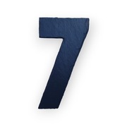 Numer, cyfra na dom 30 cm, Łupek