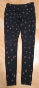 Legginsy ocieplane 134 płatki śniegu 