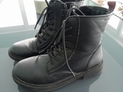 Buty na zimę - GEOX - dla dziewczynki - czarne  - roz. 32 -