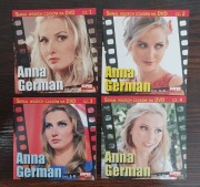 zestaw czterech płyt DVD z serialem "Anna German". Odcinki 1-8