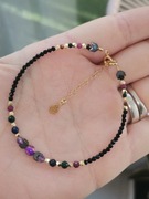 Bransoletka znak zodiaku Skorpion jaspis rubin malachit ametyst agat turmal