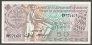 Burundi 50 franków 1993 - BP - stan bankowy UNC