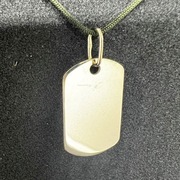 Złoty wisiorek blaszka pr.585