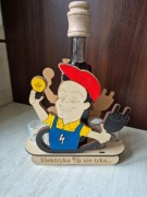 Elektryk Karafka upominek prezent z kieliszkami dla elektryka  