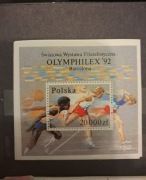 Znaczki kolekcjonerskie - Blok Światowa Wystawa OLYMPHILEX 92 w Barcelonie