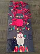 Torebki prezentowe świąteczne 12 sztuk