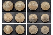 Zestaw monet PRL 20 zł, 50 zł, 1981, 1980, 1978, 1974