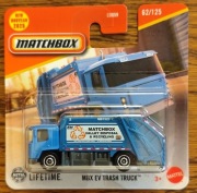 Matchbox 2025 MBX EV TRASH TRUCK ŚMIECIARKA 62/125 Nowy 1:64