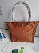 CIEMNY KARMEL nowa torebka LONGCHAMP roz L 