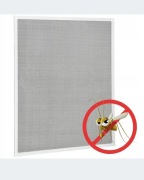 Moskitiera na okno 100x120 biała ramka aluminium 
