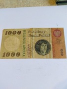 Banknot 1000zł. 1965r stan bardzo dobry 